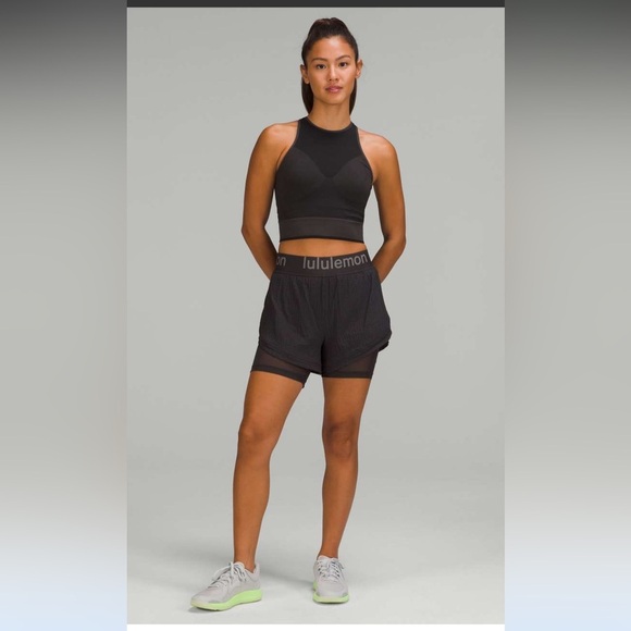 Lululemon Seamless Mesh Supportive Training Tank Top - Picture 1 of 8